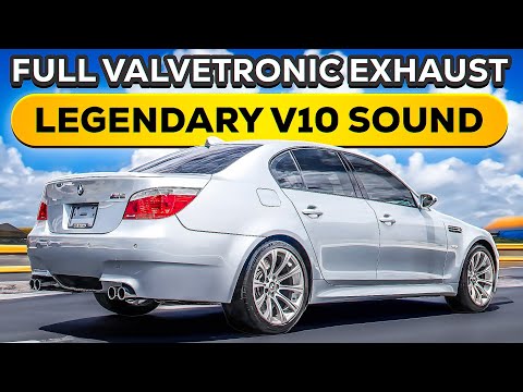 LEGENDARY V10 SOUND! Valvetronic Designs E60 M5 Valved Exhaust + Stock Headers