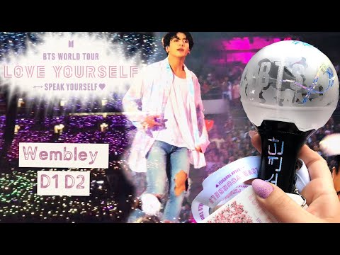 BTS Love yourself, speak yourself tour, Wembley D1, D2