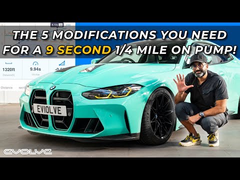 These 5 mods are all you need for a 9s 1/4 Mile G8x M3/M4 on pump fuel - Evolve Stage 2+ Package