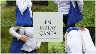 en kolay alışveriş için bez çanta nasıl yapılır/ yazlık çanta/kendin yap/diy