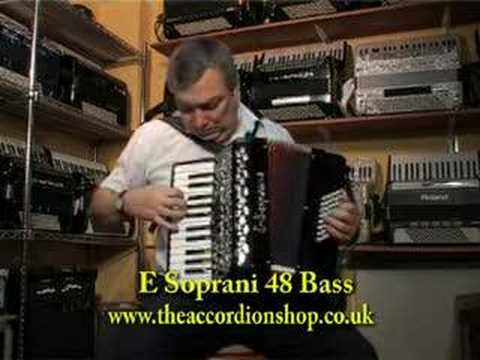 E Soprani 48 Bass Accordion