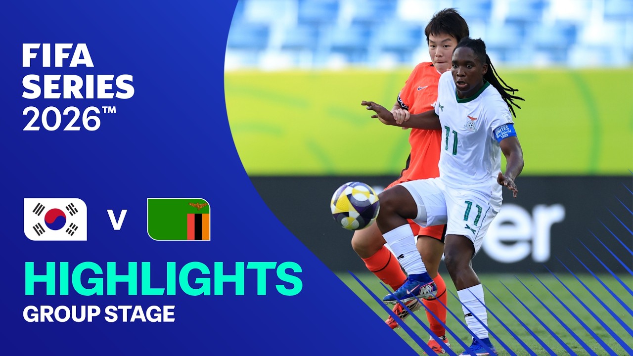 South Korea vs Zambia Highlights