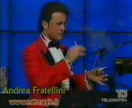 Andrea Fratellini  card and cigarettes VENTRILOQUIST_MAGICIAN