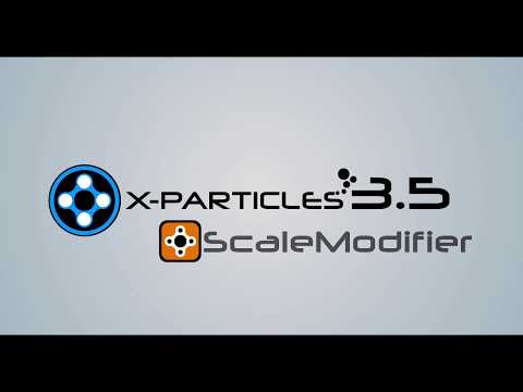X-Particles 3.5 Tutorial - Scale Modifier