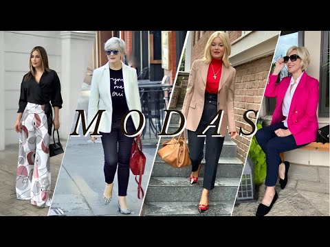 Comodidad y estilo: Vístete casual con looks modernos para mujeres de 50, 60 y 70 años #modafeminina