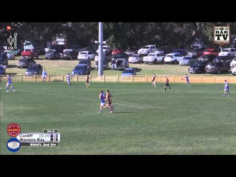 2015 BDAFL 2nd Divison Round 7 - Cardiff v Warners Bay - 4th Qrt