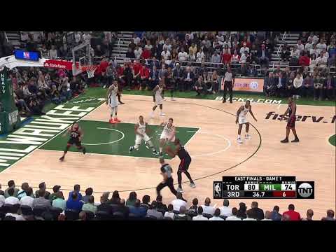 Norman Powell All Game Actions 05/15/19 Toronto Raptors vs Milwaukee Bucks Game 1 Highlights