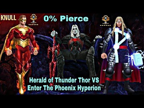 Herald of Thunder Thor VS Enter The Phoenix Hyperion WBL Knull Comparison - Marvel Future Fight