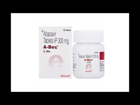 Abacavir 300mg tablet A Bec Emcure