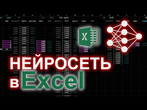 Нейросеть в Excel с оптимизацией Adaptive moment estimation (Adam)