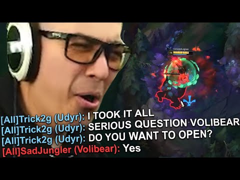 Made this Volibear want to OPEN!!!! Took all his camps...