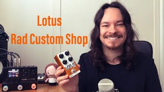Video thumbnail for RAD Custom Shop | Lotus Overdrive | Dumble Overdrive Special | Garcia Guitar's Tele | Review | by Lucas Moser