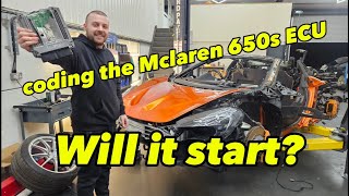 Coding @Chris_Slix  Mclaren 650s ECU! Will it start?