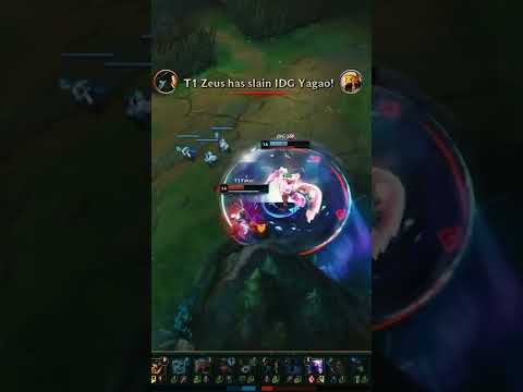 T1 vs JDG 369 Renekton SoloKill Faker Ryze - 2022 League of Legends World Championship #shorts