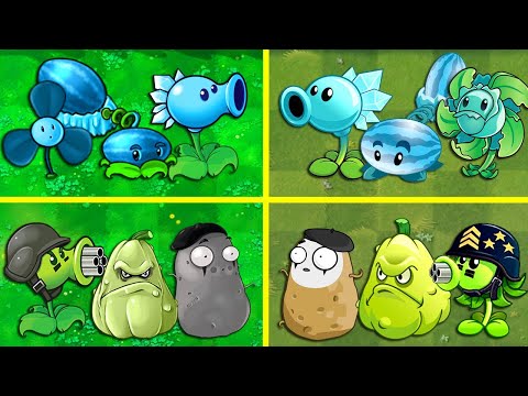 Random Team Plants PVZ 1 vs PVZ 2 - Who Will Win? - Team Plant Vs Team Plant