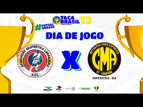 Taça Brasil Sub 13 Masc. Especial | ADL x Metropolitano Esportes | 3ª Rodada | Ao Vivo