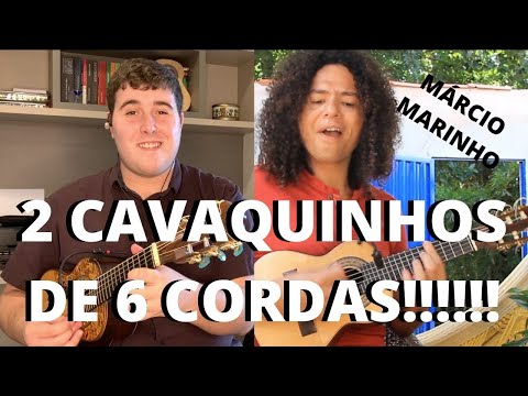 MÁRCIO MARINHO e MATHEUS DONATO no CAVAQUINHO DE 6 CORDAS! Choro Novo em Dó - Waldir Azevedo