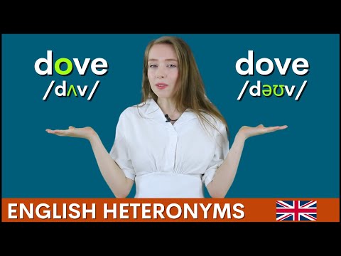 発音と練習文で英語の異義語DOVEを学ぶ (Learn the English Heteronym DOVE with Pronunciation and Practice Sentences)