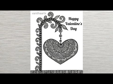 Valentine s Day Special Drawing How to Draw Mandala Art for Beginner Step by Step Cup and Saucer