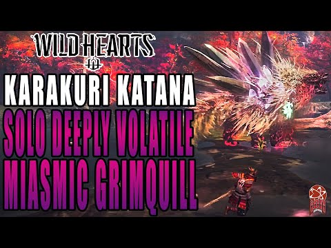 WILD HEARTS - SOLO - Karakuri Katana - Deeply Volatile Miasmic Grimquill - PS5