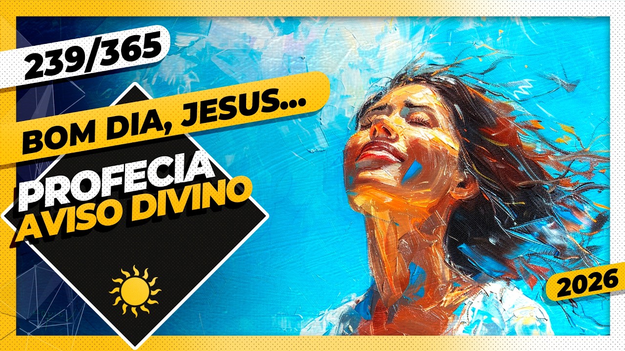 PROFECIA: AVISO DIVINO - Bom dia, Jesus! 239/365 (2026)
