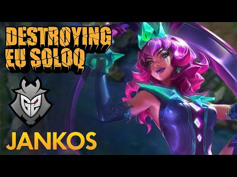 Destroying EU SoloQ: G2 Jankos - Qiyana Jungle - KDA 13/3/8