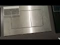 Купити Клавіша змиву Geberit Sigma40 Square, нерж.сталь матова (115.629.FW.1) в Києві vannaja.kiev.ua