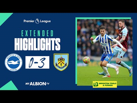FC Brighton & Hove Albion 0-3 FC Burnley 