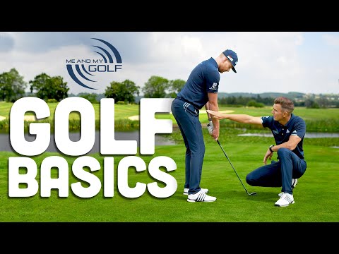 Part of a video titled How To PLAY GOLF - The BASICS | Me and My Golf - YouTube