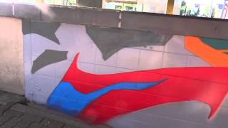 preview picture of video 'Graffiti Jam @ Ruisbroek (NINSHA Prod.)'