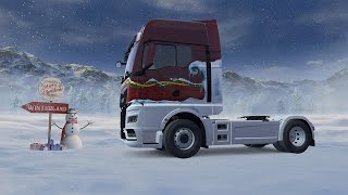 ETS2 1.57 LIVE ❄️ Winterland Event | Snowy Roads • PNG Graphics Mods in 2K | Logitech G923