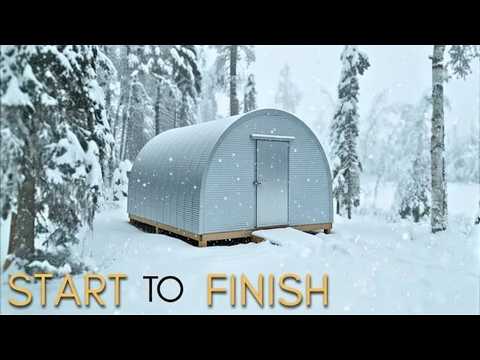 The Hidden Alaskan Way to Build OFF-GRID Quonset Cabin That Proved 65° Warmer Than All Cabins