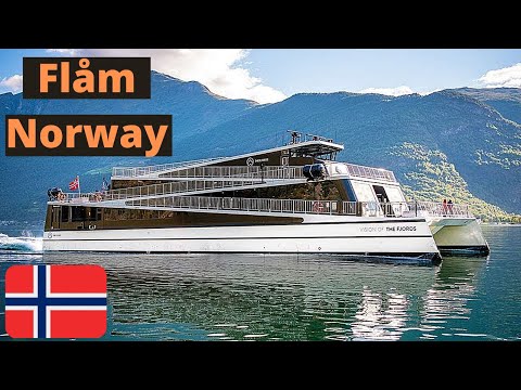 Flåm (Norway) ferry ride to Gudvangen (A part of Norway in Nutshell)