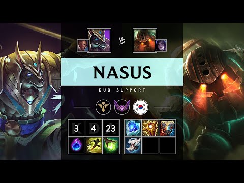 Nasus Support vs Nautilus - KR Master Patch 25.21