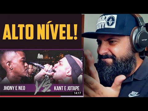 (PEGOU FOGO) JHONY E NEO X KANT (SP) e JOTAPÊ (SP) - FINAL BATALHA DO COLISEU | Psicologia Rap REACT
