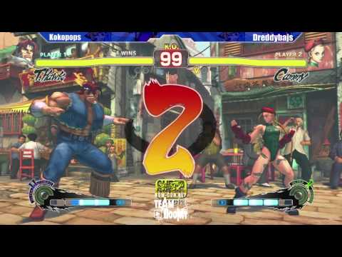 NOMDOCON SSF4 AE 2012 Tournament Dreddybajs Cammy vs kokopops T Hawk