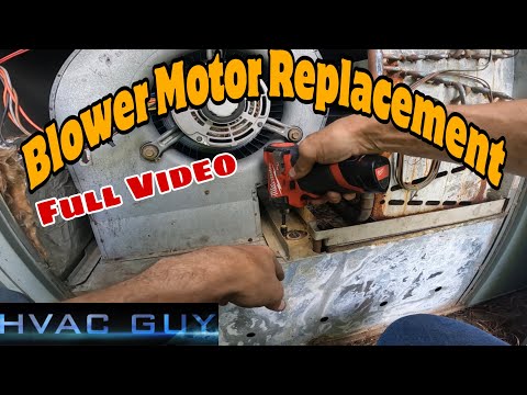 Blower Motor and Wheel Replacement