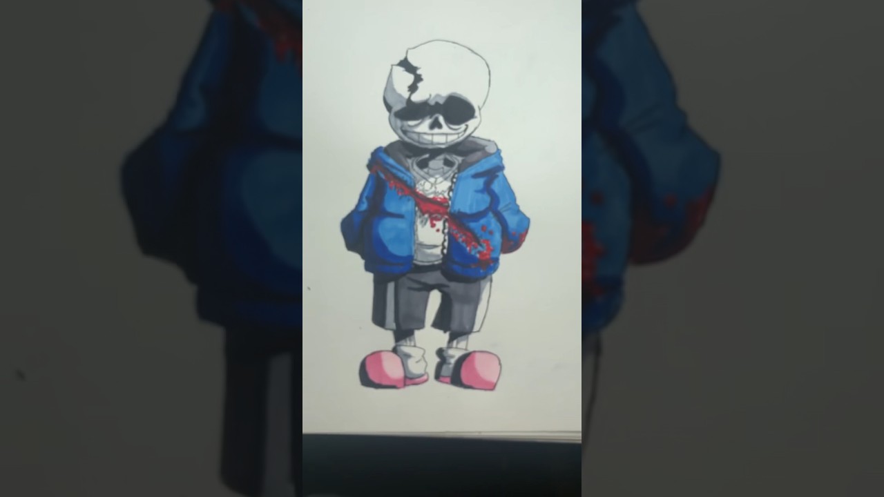 Drawing Phase 3 Sans! #art #undertalefanart #undertale #tobyfox #lastbreathsans