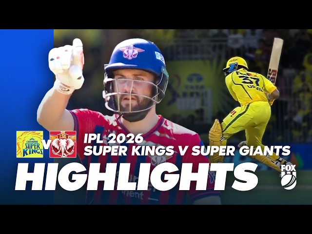 Chennai Super Kings v Lucknow Super Giants I Full Match Highlights I Match 53 IPL 2026 I Fox Cricket