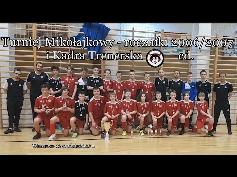 12 XII 2020 r.⚽️AP WILKI⚽️TURNIEJ MIKOŁAJKOWY⚽️2006/2007⚽️ i  Kadra Trenerska⚽️cd.