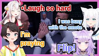 This Game Is Supposed to Be Scary But Ayame Can’t Stop Laughing Because of Fubuki! with Subaru Okayu