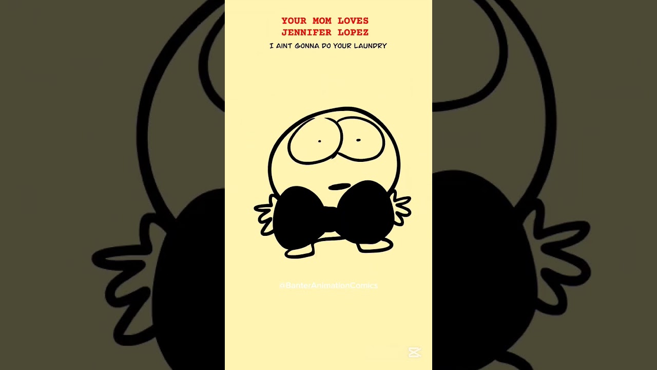 Banter Mom sings I Ain't your Mama 🎶 (Banter Animation) #funny #animation #meme #shorts