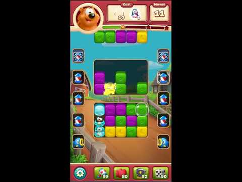 Toon Blast Level 3520 - NO BOOSTERS 🐻🐺🐱 | SKILLGAMING ✔️