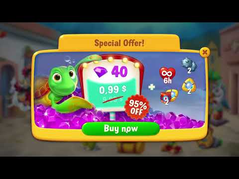 Fishdom 7331 Level - 17 moves - NO BooSTERS