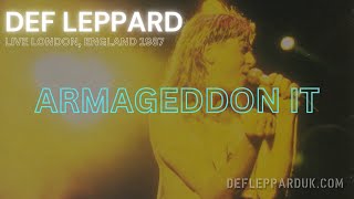 Def Leppard ARMAGEDDON IT London, England 8th September 1987 (Live Audio)