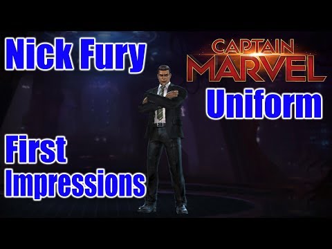 Nick Fury's Captain Marvel Uniform First Impressions and Thoughts (MFF)