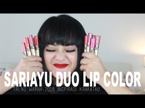 SARIAYU DUO LIP COLOR SWATCHES | LIZZIE PARRA