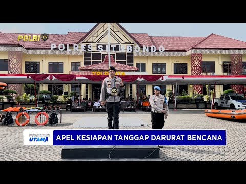 POLRES SITUBONDO GELAR APEL KESIAPAN TANGGAP DARURAT BENCANA