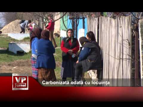 Carbonizată în propria locuință