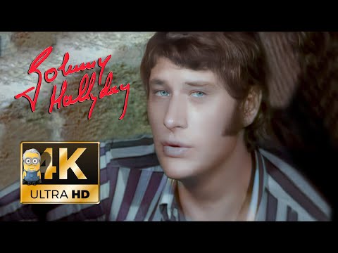 Johnny Hallyday AI 4K Colorized Restored - Loving You 1966